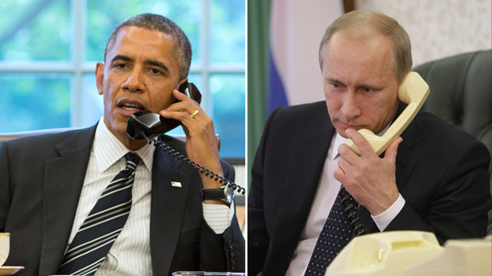 Обама и Путин си говориха по телефона за Сирия