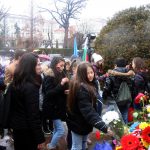 Поклонение пред Паметника на Апостола в София (снимки)